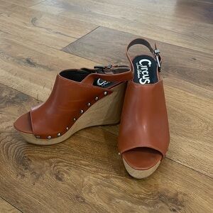 Sam Edelman Circus Wedge Platform Heel 8.5
